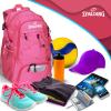 imageSpalding Basketball Backpack  Black Sports Bag with Ball ampamp Shoe Compartment Basketball Accessories BagPink