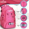 imageSpalding Basketball Backpack  Black Sports Bag with Ball ampamp Shoe Compartment Basketball Accessories BagPink