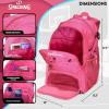 imageSpalding Basketball Backpack  Black Sports Bag with Ball ampamp Shoe Compartment Basketball Accessories BagPink
