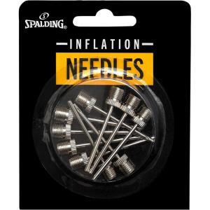 imageSpalding Inflation Needles Sports Ball Air Pump Needles10 Pack  Silver