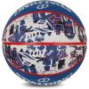 imageSpalding Graffiti Rubber Basketball Official Full Size 7 BlueRed