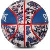 imageSpalding Graffiti Rubber Basketball Official Full Size 7 BlueRed