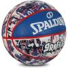 imageSpalding Graffiti Rubber Basketball Official Full Size 7 BlueRed