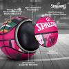 imageSpalding Marble Rubber Basketball Color Pink Size 6