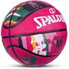 imageSpalding Marble Rubber Basketball Color Pink Size 6
