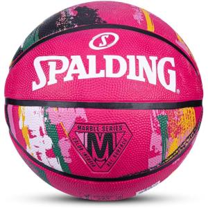 imageSpalding Marble Rubber Basketball Color Pink Size 6