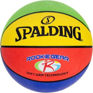 imageSpalding Rookie Gear Soft Grip Youth IndoorOutdoor Basketball 275quotMulti Color