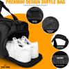 imageSpalding Duffle Bag Gym Bag for Men and Women  Large Black Duffel with Shoe and Wet Compartment  Use for Sport Gear and Accessories  Waterproof Bags for Sports Fitness Workout Travel