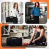 imageSpalding Sports Basketball Duffle Bag  Large Basketball Duffel Bag for Women and Men  Great for Workout and Travel  with Wet and Shoe Compartment  10 Durable Strong Zippered Pockets