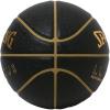 imageSpalding 77982J Basketball Luminous Synthetic Leather Black x Gold No 6 Ball