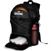 imageSpalding Basketball Backpack Sports Bag Ultimate Edition  Large Black Backpack with Shoe and Ball Compartment  Use for Sport Accessories and Stuff  Improved Material  Gifts for Basketball Players