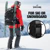 imageSpalding Ski Boot Bag Backpack  50L Waterproof Skiing and Snowboarding Travel Bag for Skis Snowboard Helmet Boots ampamp Sports Gear Equipment  Gift for Men and Women
