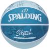 imageSpalding Basketball Basic No 7 RubberTurquoise