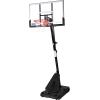 image:imageSpalding NCAA Exactaheight 50 Performance Acrylic Portable Basketball Hoop Multi Color