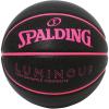 image:imageSpalding Basketball Basics No 6 Synthetic LeatherLuminous Composite Black x Pink