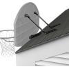 image:imageSpalding Universal Basketball Backboard Mounting Bracket  Adapts to Fit Roof Flat Surface or 35 Round Pole  Non Adjustable Height