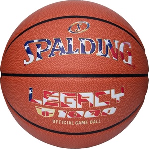image:imageSpalding Legacy TF1000 Official Game Ball Indoor Basketball Sizes 6 amp 7Orange  Stars  Stripes